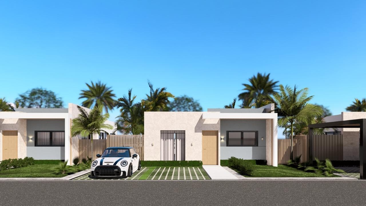 Fachada 3D de Villa Esmeralda