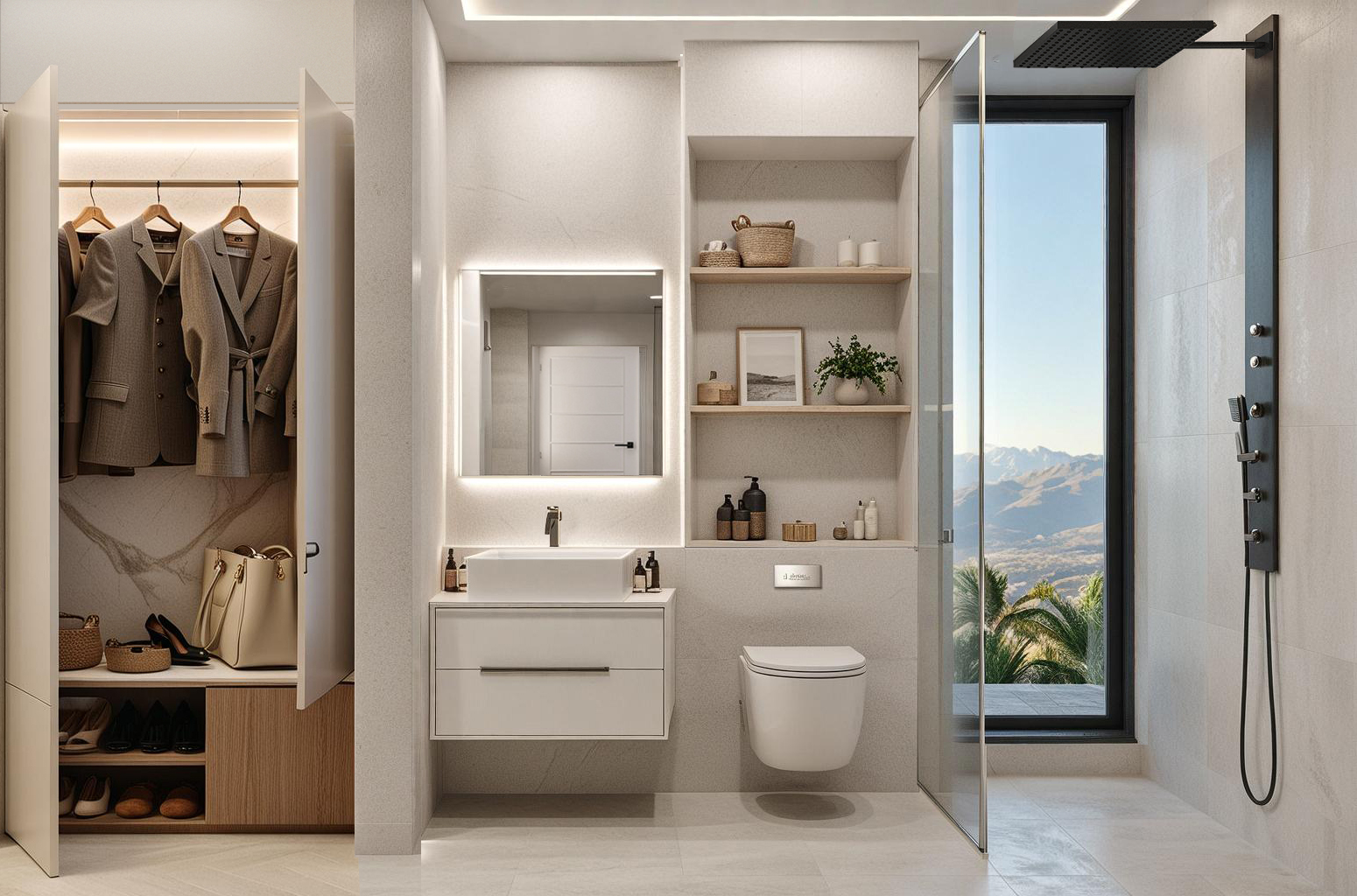 Baño de Estilo Spa Cenital